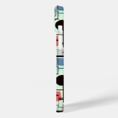 Coques Case-Mate iPhone Design abstrait moderne, lignes dynamiques Lancer  (Verso / Gauche)