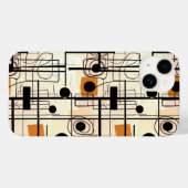Coques Case-Mate iPhone Design abstrait moderne, lignes dynamiques Lancer (Verso (horizontal))