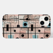 Coques Case-Mate iPhone Design abstrait moderne, lignes dynamiques Lancer (Verso (horizontal))