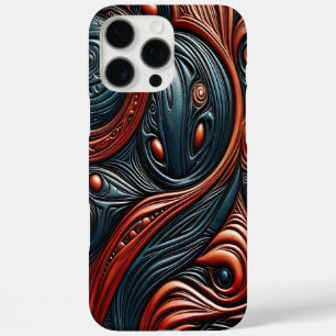 Coques iPhone 16 Pro Max Design Alien complexe dans des couleurs cosmiques 