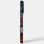 Coques Case-Mate iPhone Design Alien complexe dans des couleurs cosmiques  (Verso / Droite)