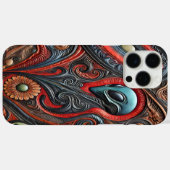 Coques Case-Mate iPhone Design Alien complexe inspiré par des thèmes cosmi (Verso (horizontal))