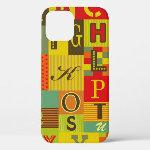 Case-Mate iPhone Case design alphabet rétro. illustration vintage
