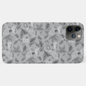 Coques Case-Mate iPhone Design arrière - plan gris-blanc mignon (Dos (Horizontal))