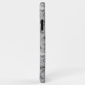 Coques Case-Mate iPhone Design arrière - plan gris-blanc mignon (Dos/Droite)