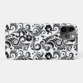 Coques Case-Mate iPhone Design arrière - plan noir blanc (Dos (Horizontal))
