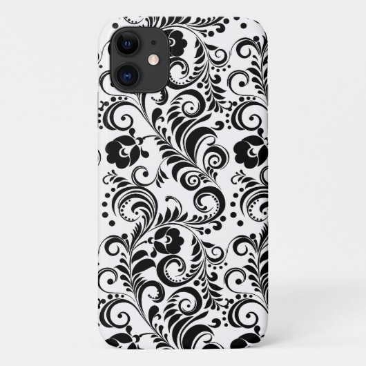 Coques Case-Mate iPhone Design arrière - plan noir blanc (Dos)