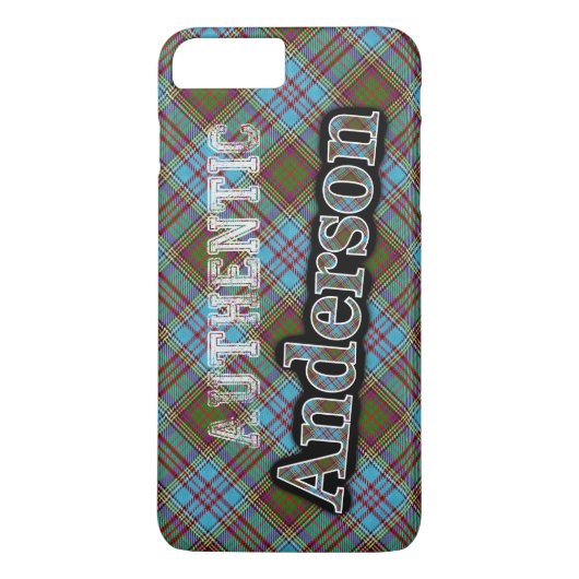 Coques Case-Mate iPhone Design authentique Clan Anderson Scottish Tartan (Dos)