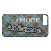 Coques Case-Mate iPhone Design authentique Clan Anderson Scottish Tartan (Dos (Horizontal))