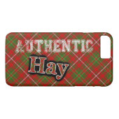 Coques Case-Mate iPhone Design authentique Clan Hay Scottish Tartan (Dos (Horizontal))