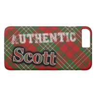 Design authentique Clan Scott Scottish Tartan