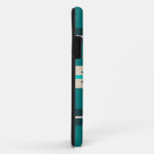 Coques Case-Mate iPhone Design aztèque en couleur turquoise (Dos/Droite)