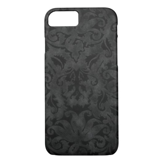 Coques Case-Mate iPhone Design Brocade noir riche (Dos)