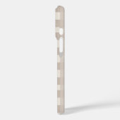Coques Case-Mate iPhone Design carreau minimal beige (Verso / Gauche)