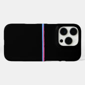 Coques Case-Mate iPhone Design chic sur Arrière - plan noir (Verso (horizontal))