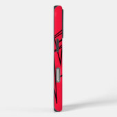 Coques Case-Mate iPhone Design chic sur rouge (Verso / Droite)