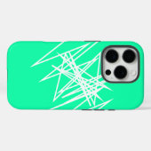 Coques Case-Mate iPhone Design chic sur vert (Verso (horizontal))