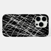 Coques Case-Mate iPhone Design cool en noir et blanc (Verso (horizontal))