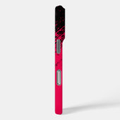 Coques Case-Mate iPhone Design cool en noir et rouge (Verso / Droite)