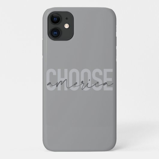 Coques Case-Mate iPhone Design cool simple, moderne et urbain Choisir l'Am (Dos)