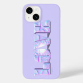 Coques Case-Mate iPhone Design d'amour moderne Coque-coque iphone mauve (Verso)