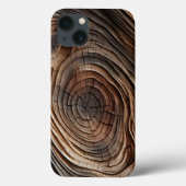 Coques Case-Mate iPhone Design d'art en bois Abstrait (Verso)