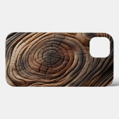 Coques Case-Mate iPhone Design d'art en bois Abstrait (Verso (horizontal))