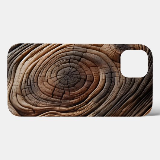 Coques Case-Mate iPhone Design d'art en bois Abstrait (Verso (horizontal))
