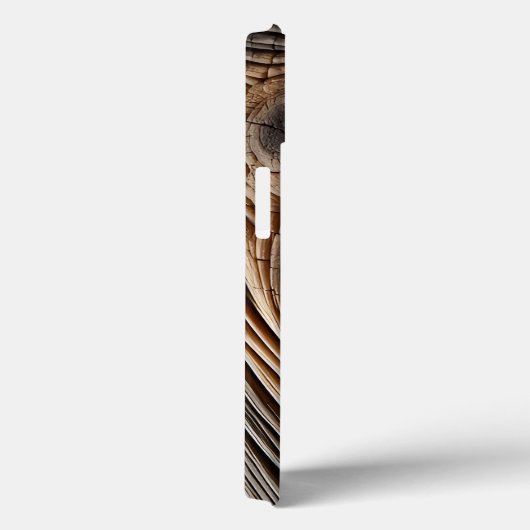 Coques Case-Mate iPhone Design d'art en bois Abstrait (Verso / Droite)