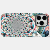 Coques Case-Mate iPhone Design d'art motif culturel au Kenya (Verso (horizontal))
