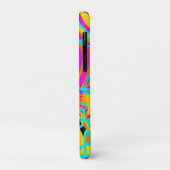 Coques Case-Mate iPhone Design d'art Motif en néon électrique (Dos/Gauche)