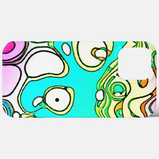 Coques Case-Mate iPhone Design d'art Motif moderne (Verso (horizontal))