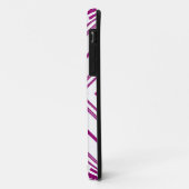 Coques Case-Mate iPhone Design d'art rétro Motif violet (Dos/Gauche)