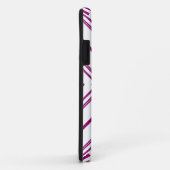 Coques Case-Mate iPhone Design d'art rétro Motif violet (Dos/Droite)