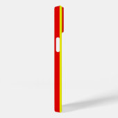 Coques Case-Mate iPhone Design de bandes rouge et jaune (Verso / Droite)
