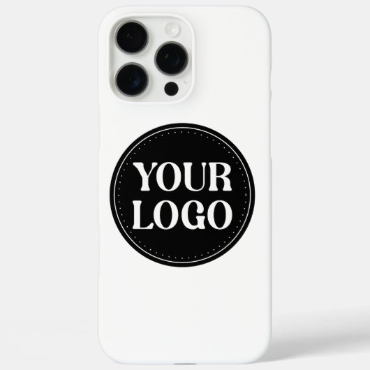 Coques Case-Mate iPhone Design de code QR noir élégant | Marque élégante (Verso)