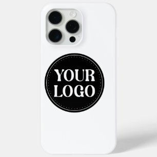Coque iPhone 15 Pro Max Design de code QR noir élégant   Marque élégante