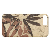 Coques Case-Mate iPhone Design de crayon floral avec Feuilles tawny (Dos (Horizontal))