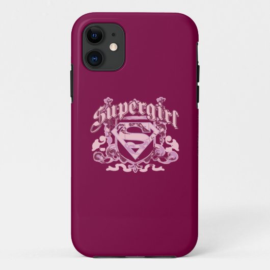 Coques Case-Mate iPhone Design de crête Supergirl (Dos)