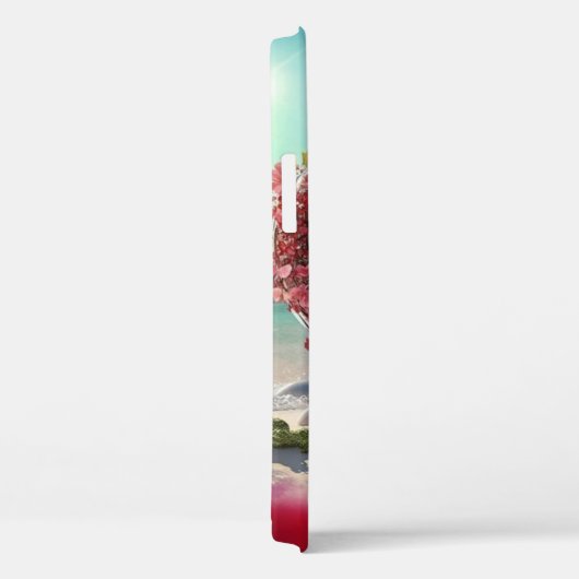 Coques Case-Mate iPhone Design de décor avec coeur (Verso / Droite)