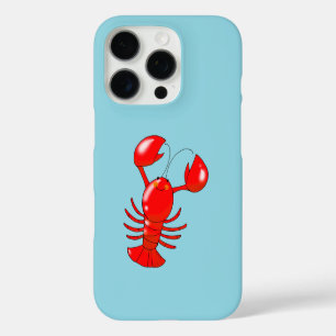 Coques iPhone 16 Pro Design de dessin de homard au homard doux et souri