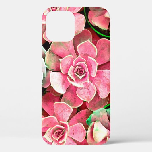 Coques Case-Mate iPhone design de fleur de cactus pour mariage romantique  (Verso)