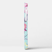 Coques Case-Mate iPhone design de fleur illustration textile art, arrière (Verso / Gauche)