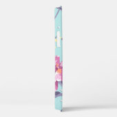 Coques Case-Mate iPhone design de fleur illustration textile art, arrière (Verso / Droite)