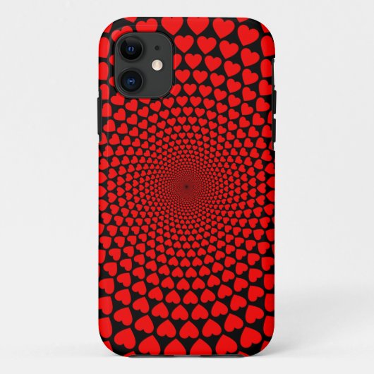 Coques Case-Mate iPhone Design de Hearts Mandala (Dos)