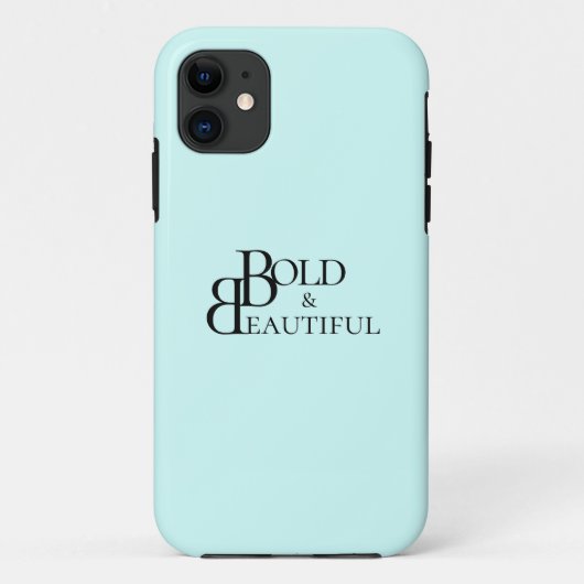 Coques Case-Mate iPhone Design de lettres monogrammes élégant (Dos)