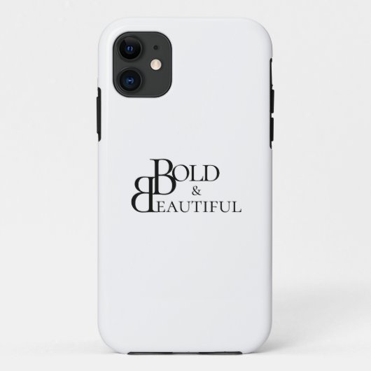 Coques Case-Mate iPhone Design de lettres monogrammes élégant (Dos)