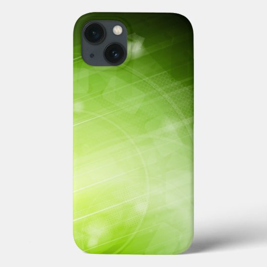 Coques Case-Mate iPhone Design de lumière verte dans un style high-tech (Verso)