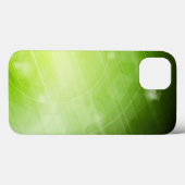 Coques Case-Mate iPhone Design de lumière verte dans un style high-tech (Verso (horizontal))