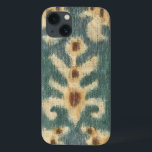 iPhone 13 Coque Design de l'usine décorative d'Ikat Fabric par Cha<br><div class="desc">An abstract pattern made by Chariklia Zarris, it features a design known as ikat. This particular form of wetuurutilizes resist dyeing, which keeps the dye from penetrating all of the fabric. This creates interesting patterns on a fabric that look amazing on your wall!</div>
